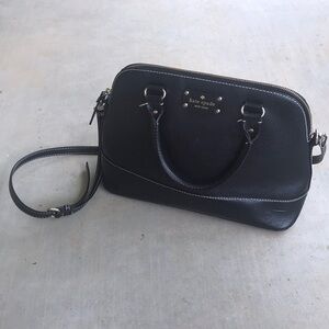 Kate Spade Black Dome Crossbody Hand Bag Purse